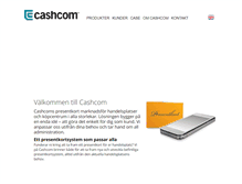 Tablet Screenshot of cashcom.se
